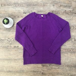 J.Crew Waffle Knitted Crewneck Sweater